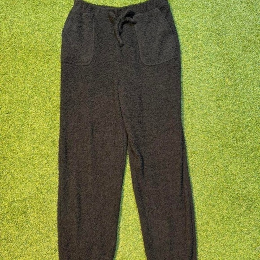 So Fuzzy Black Pants (S)